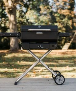 Masterbuilt Portable Charcoal Grill And Smoker With Cart Grills