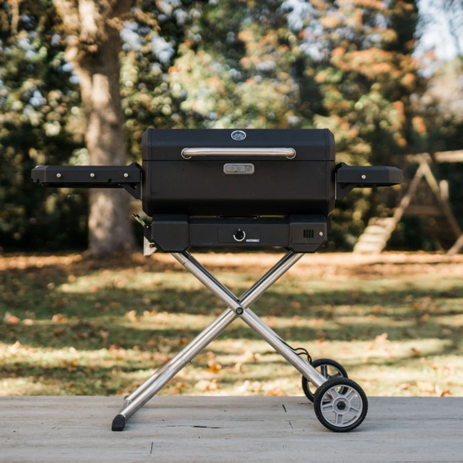 Masterbuilt Portable Charcoal Grill And Smoker With Cart Grills