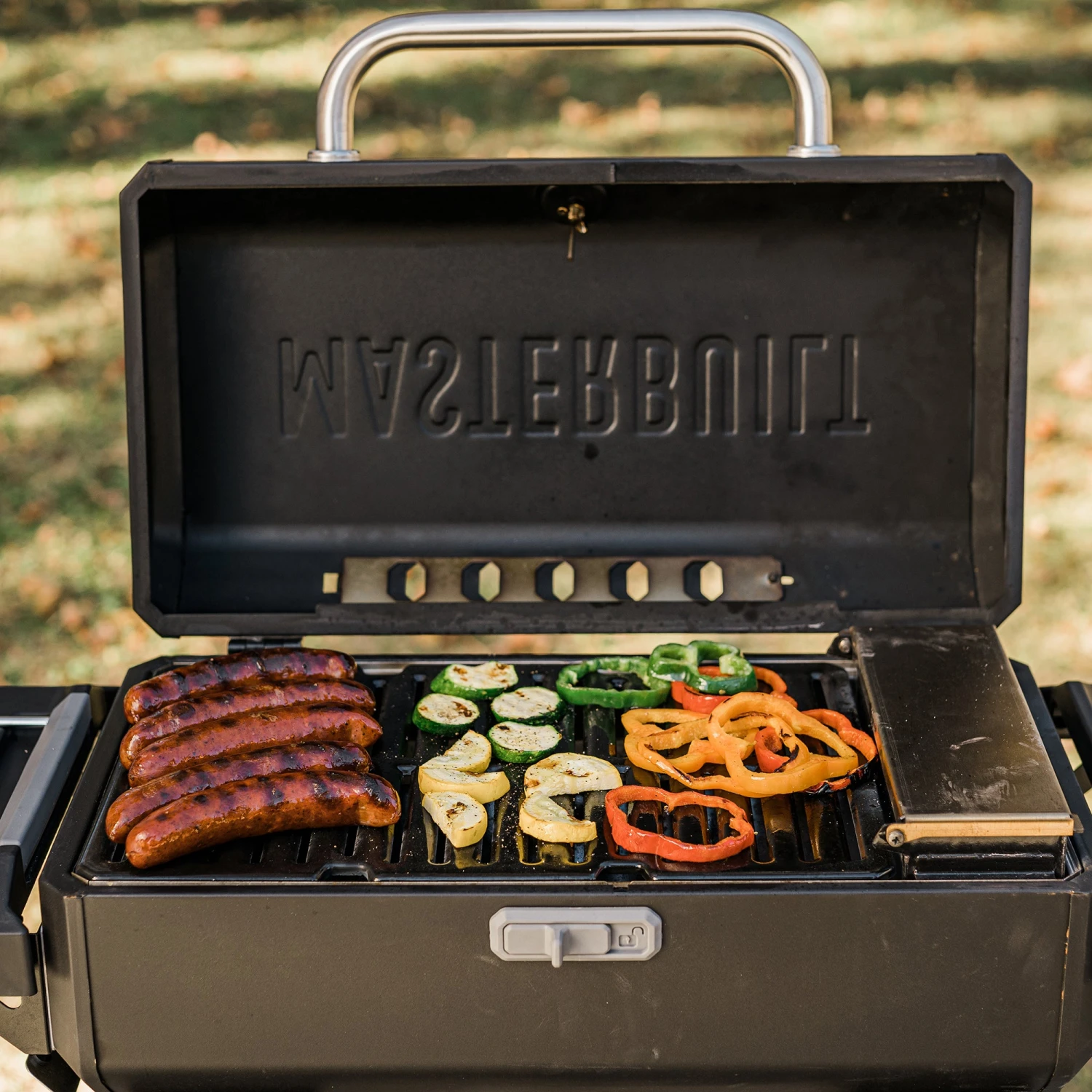 Masterbuilt Portable Charcoal Grill And Smoker With Cart Grills