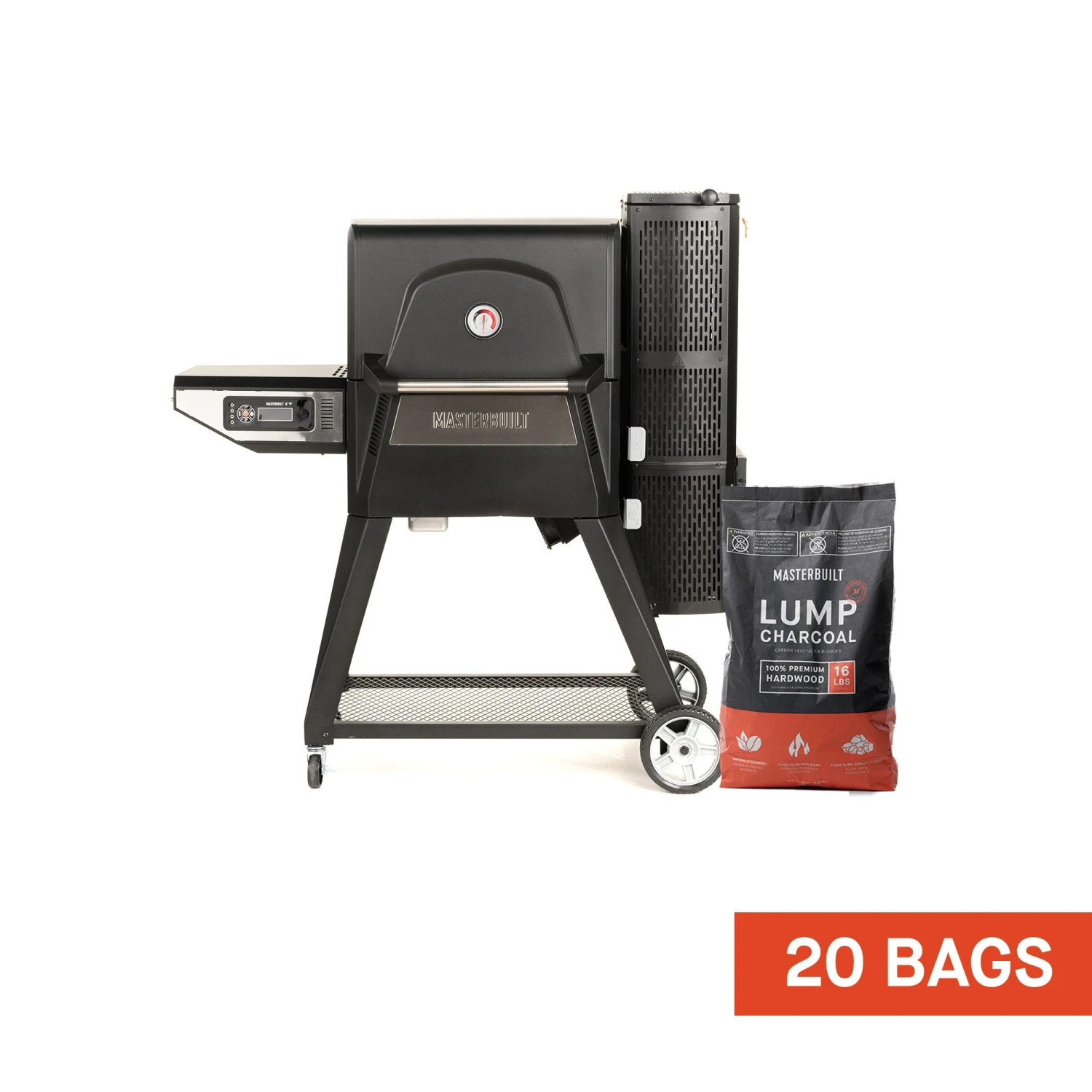 Masterbuilt Gravity SeriesĀ® 560 + Bulk Lump Charcoal Bundle Grills
