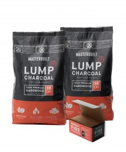 Fuel & Accessories Masterbuilt® Lump Charcoal Bundle - 2 Pack And Fire Starters